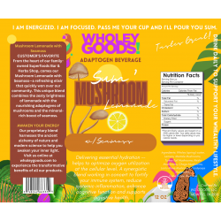 6 x 5  Wholey Goods Colorful Juice Mushroom Lemonade
