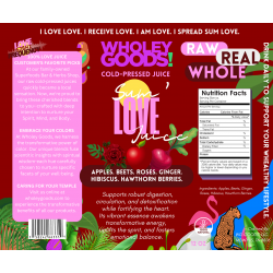 6 x 5  Wholey Goods Colorful Juice Love