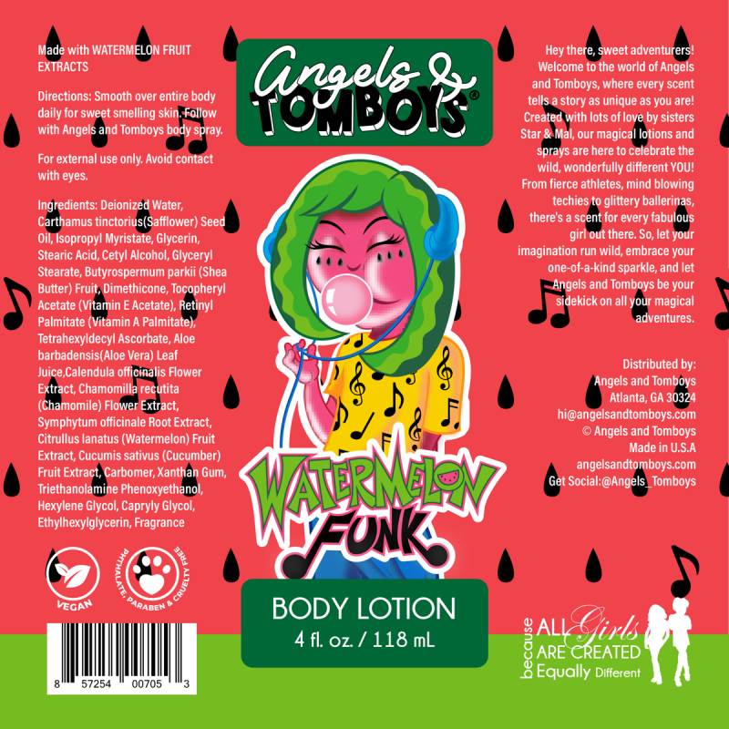 4 x 4 A & T Watermelon Funk lotion