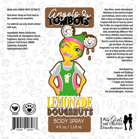 4 x 4 A & T Lemonade Donuts body spray