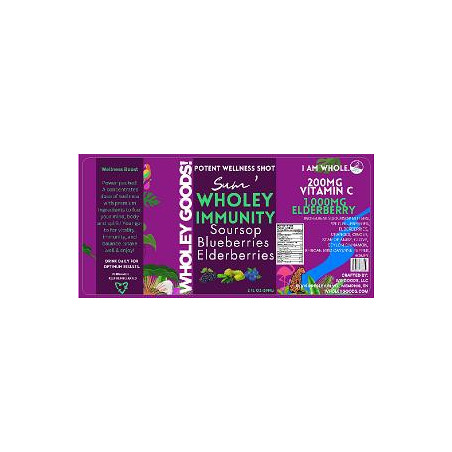 4 x 1.9 Wholey Goods Wellness Shot Immunity
